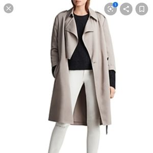 All saints Bexley Mac Jacket/tench coat